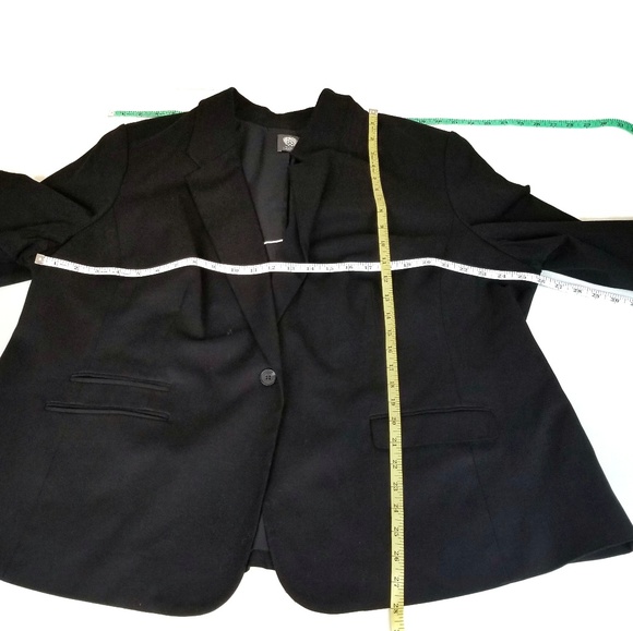 Vince Camuto Black Men's Suit Jacket Blazer 52 - Picture 7 of 8